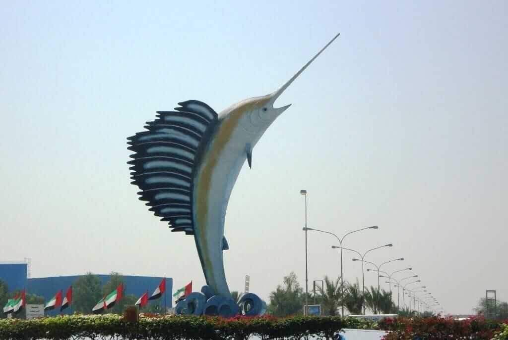 Umm Al Quwain estatua