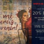 Hasta un 20% de descuento en Lola Taberna