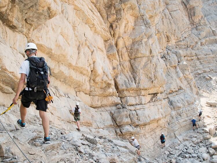 senderismo ras al khaimah emiratos