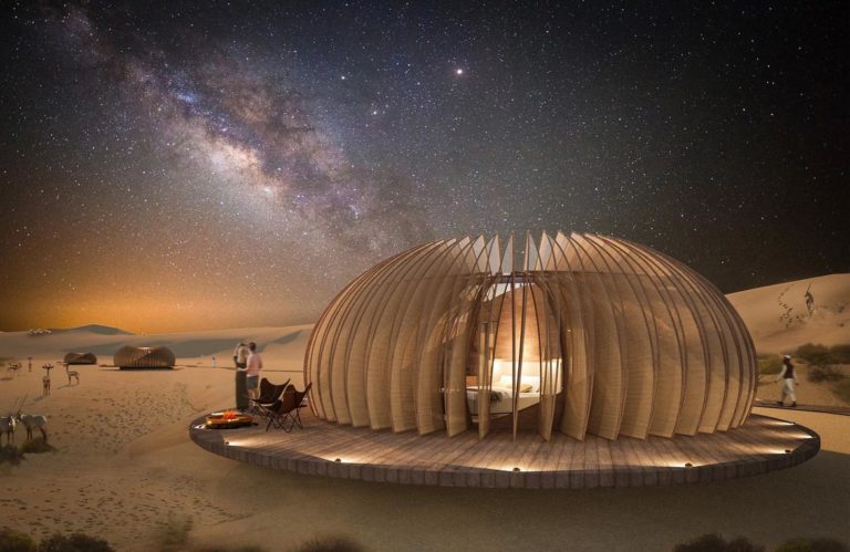 El mexicano Aidia Studio diseña un hotel en el desierto de Abu Dhabi
