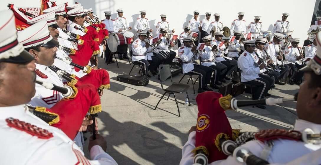 Policía de Bahrein musica expo