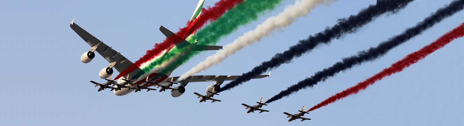 espectaculo aereo dubai expo noviembre