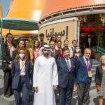 El Príncipe Hamdan, Heredero de Dubái, visita el Pabellón de España