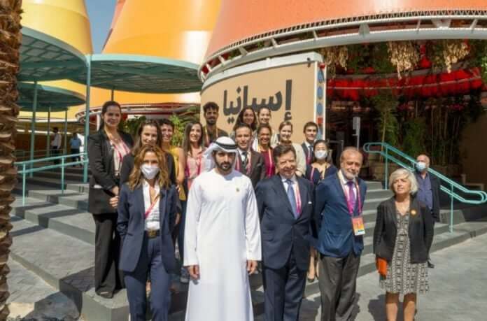 Hamdan-bin-Mohammed-vivita pabellon de españa-Expo-2020-Duba