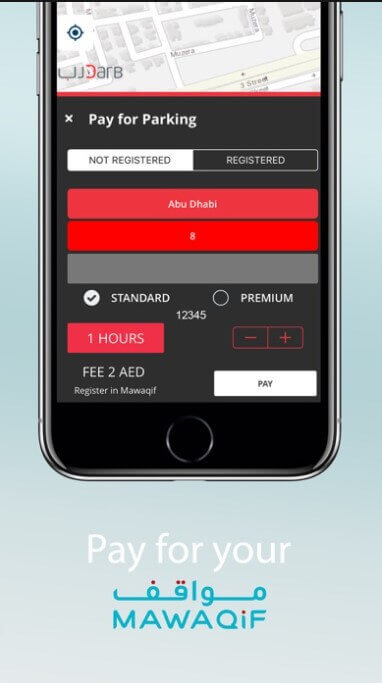 aparcar abu dhabi dabi app