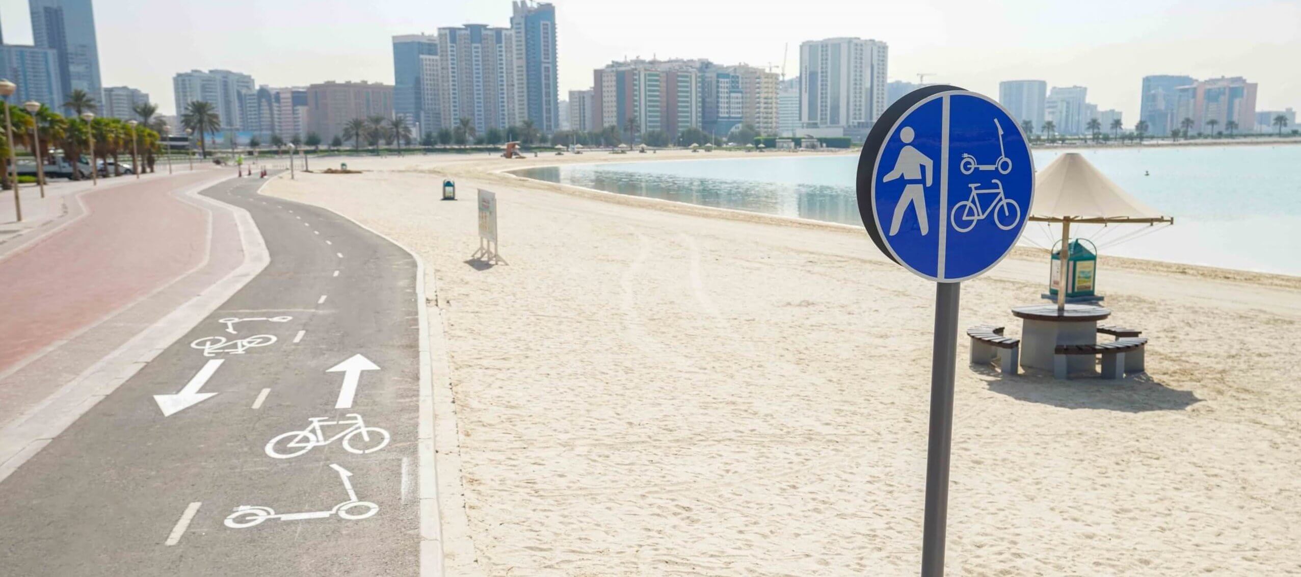 carril bici en dubai