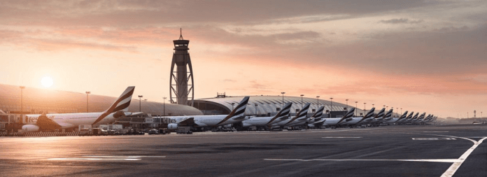 cierre de pista del aeropuerto de dubai