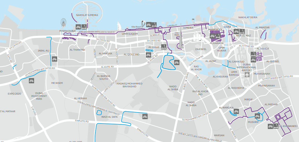 mapa scooter dubai