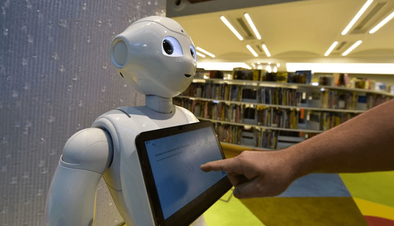 Biblioteca dubai robots inteligencia artificial